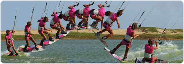 indy pop to blind kiteboarding